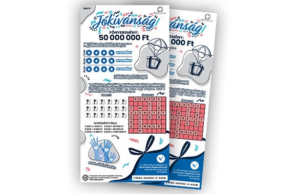 jókívánság sorsjegy