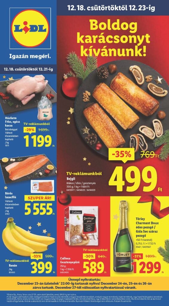 lidl akciós újság 2025 51 hét