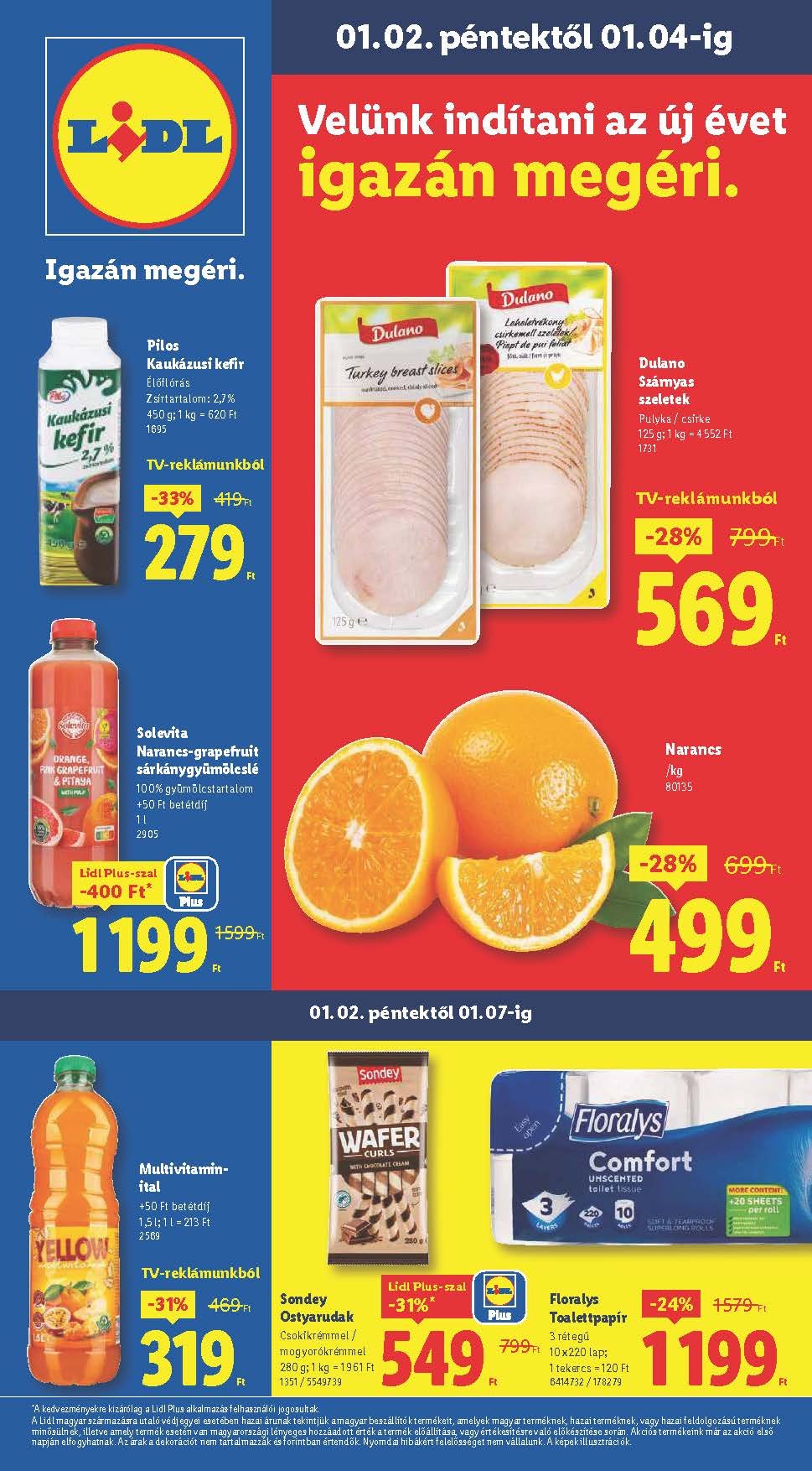 lidl akciós újság 2026 1 hét