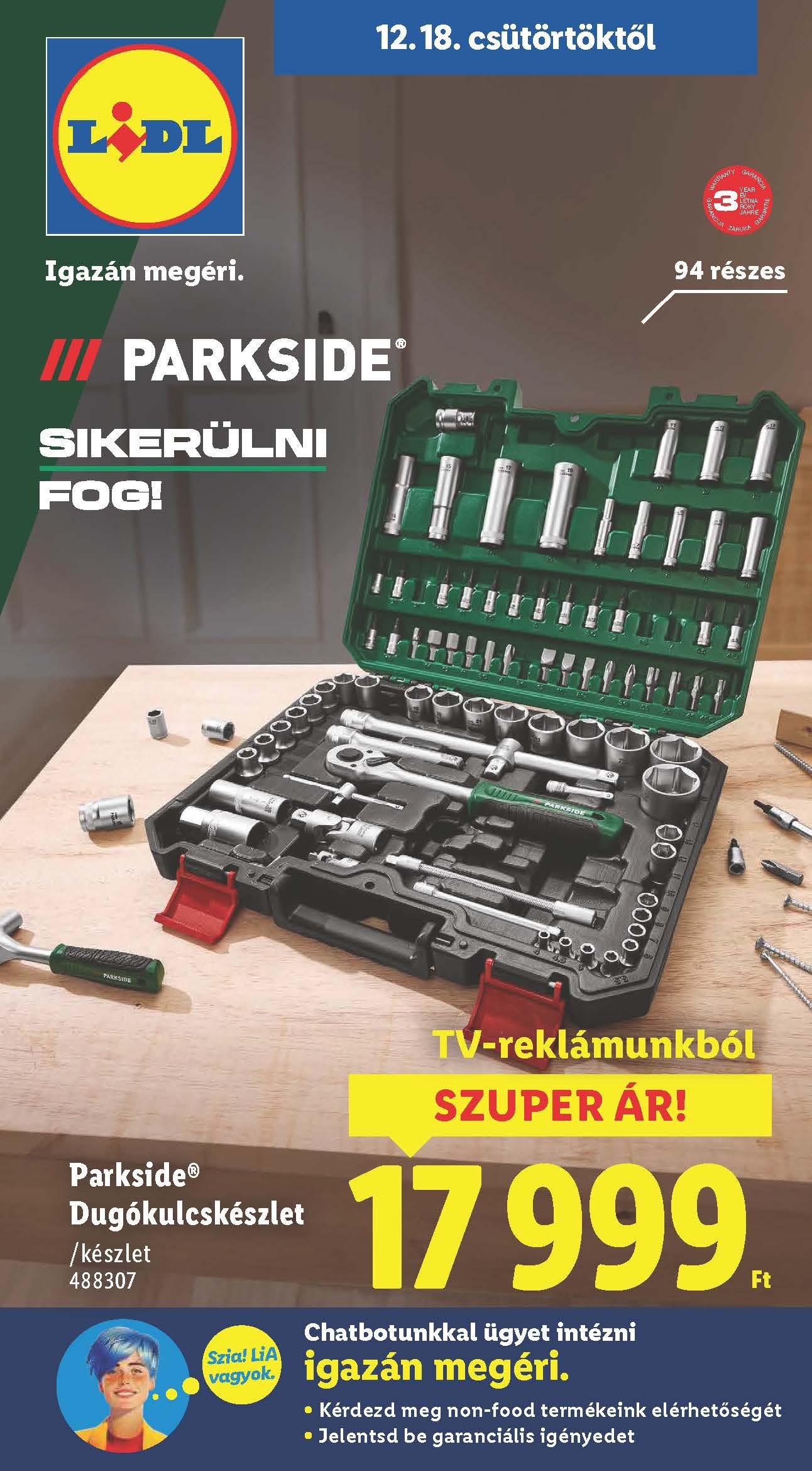 lidl nonfood akciós újság 2025 51 hét