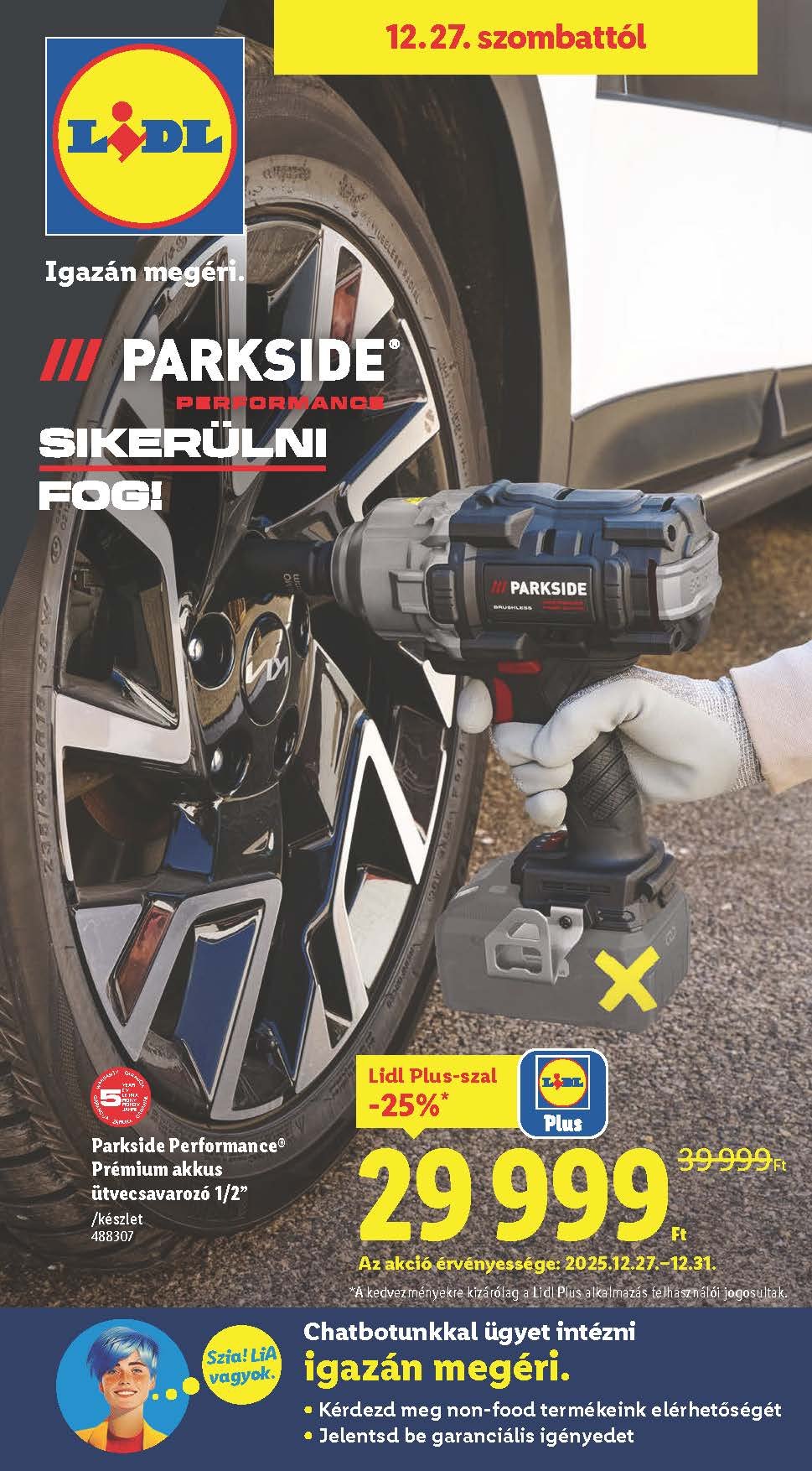lidl nonfood akciós újság 2025 52 hét