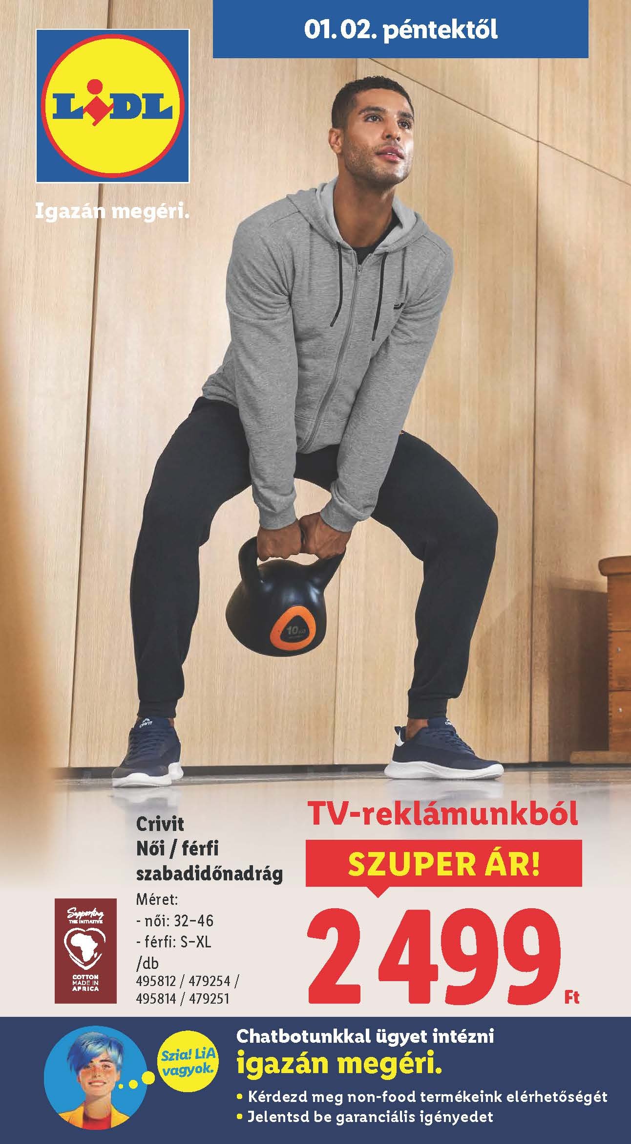 lidl nonfood akciós újság 2026 1 hét