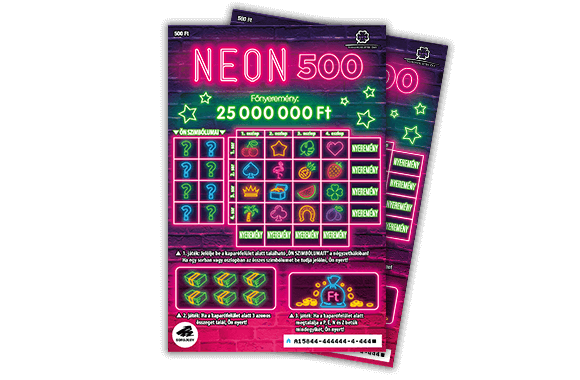 neon 500 sorsjegy