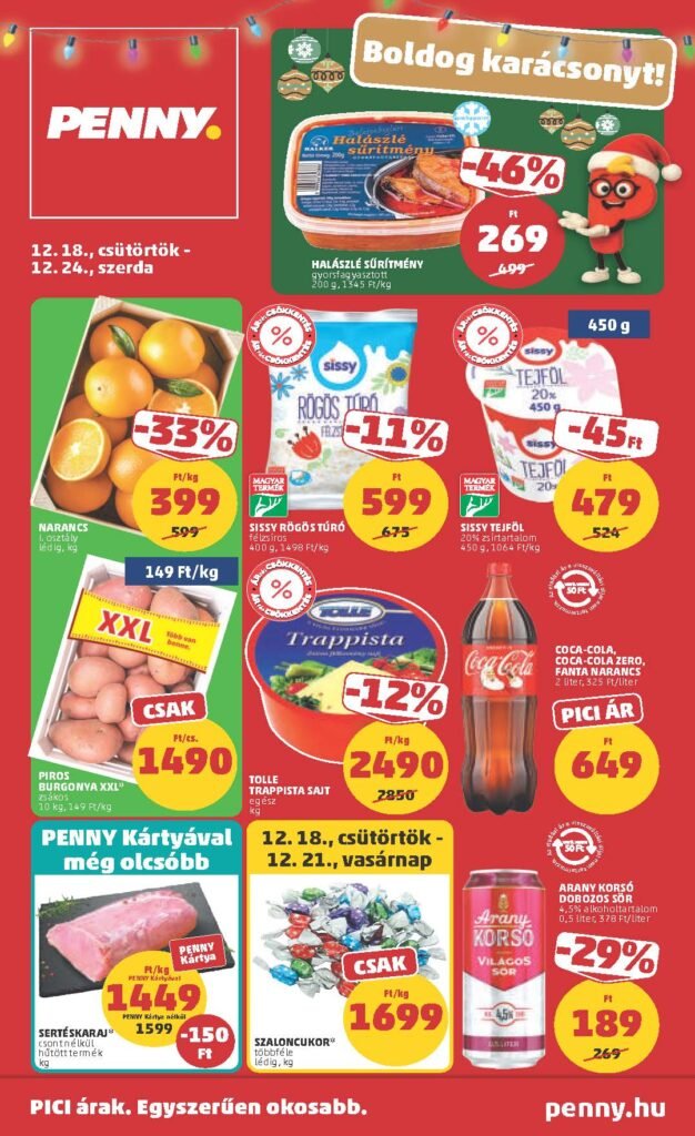 penny akciós újság 2025 51 hét