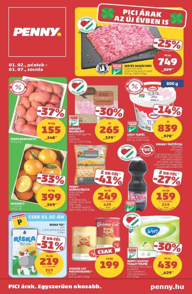 penny akciós újság 2026 1 hét