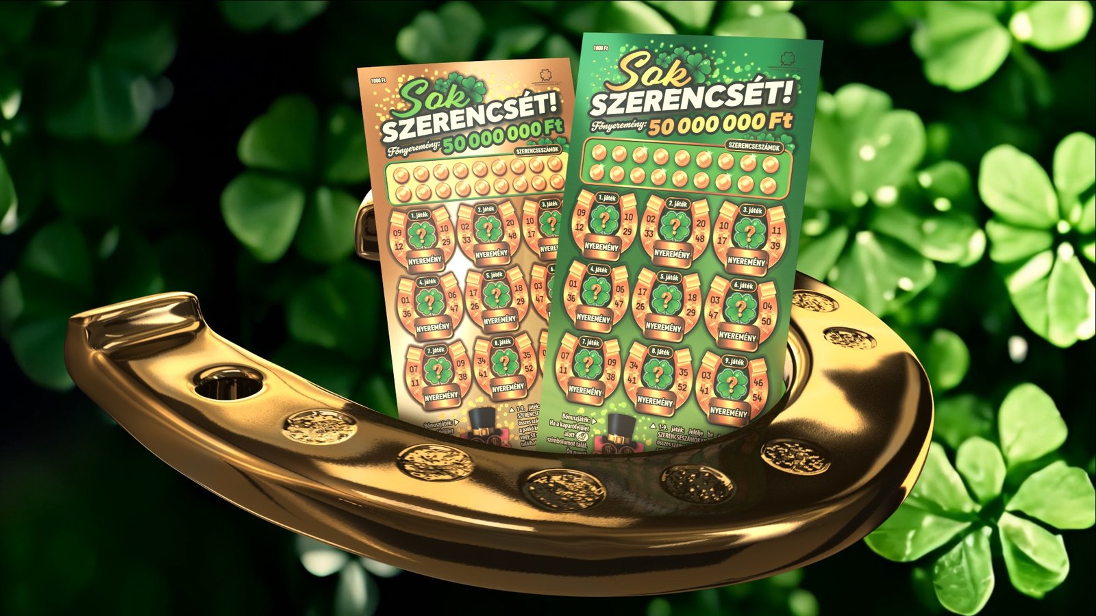 sok szerencsét sorsjegy