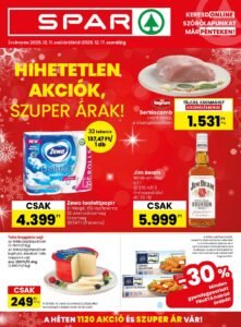 spar akciós újság 2025 50 hét