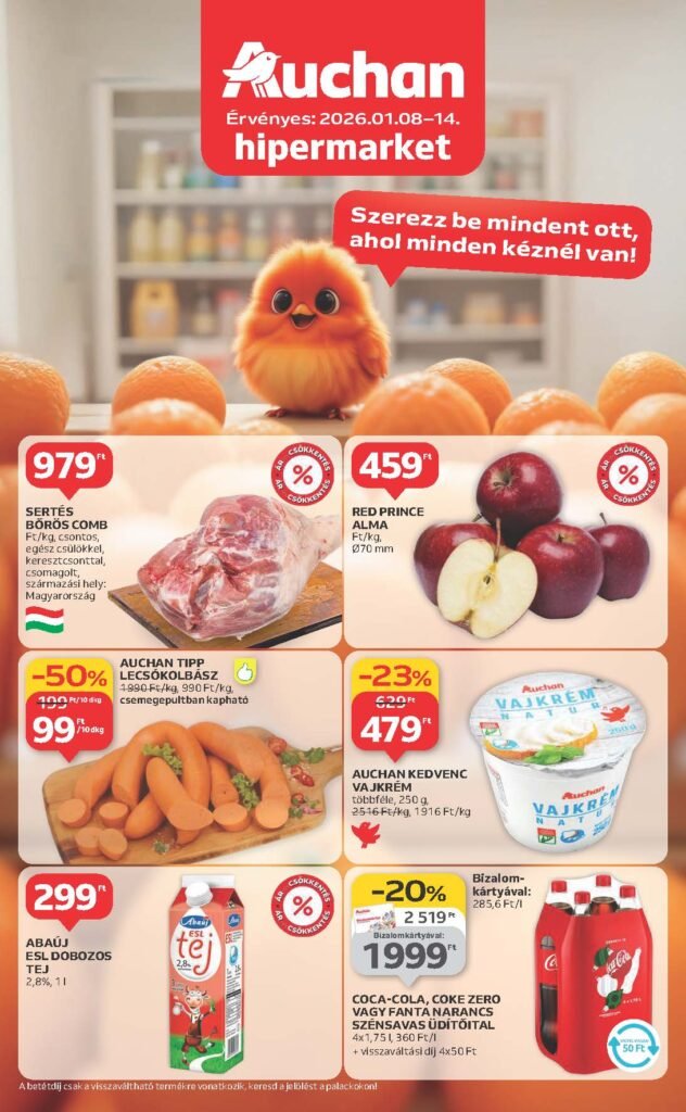 auchan akciós újság 2026 2 hét