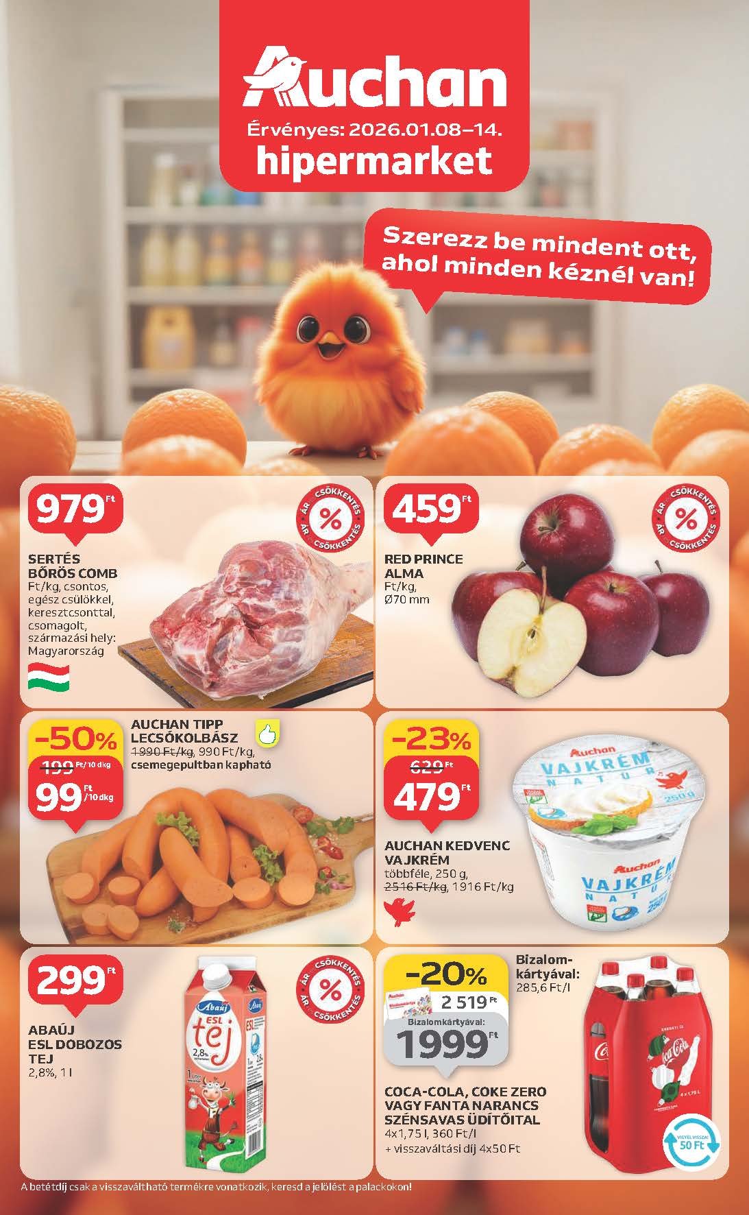 auchan akciós újság 2026 2 hét