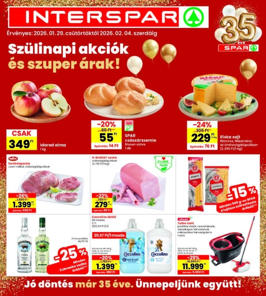 interspar akciós újság 2026 5 hét