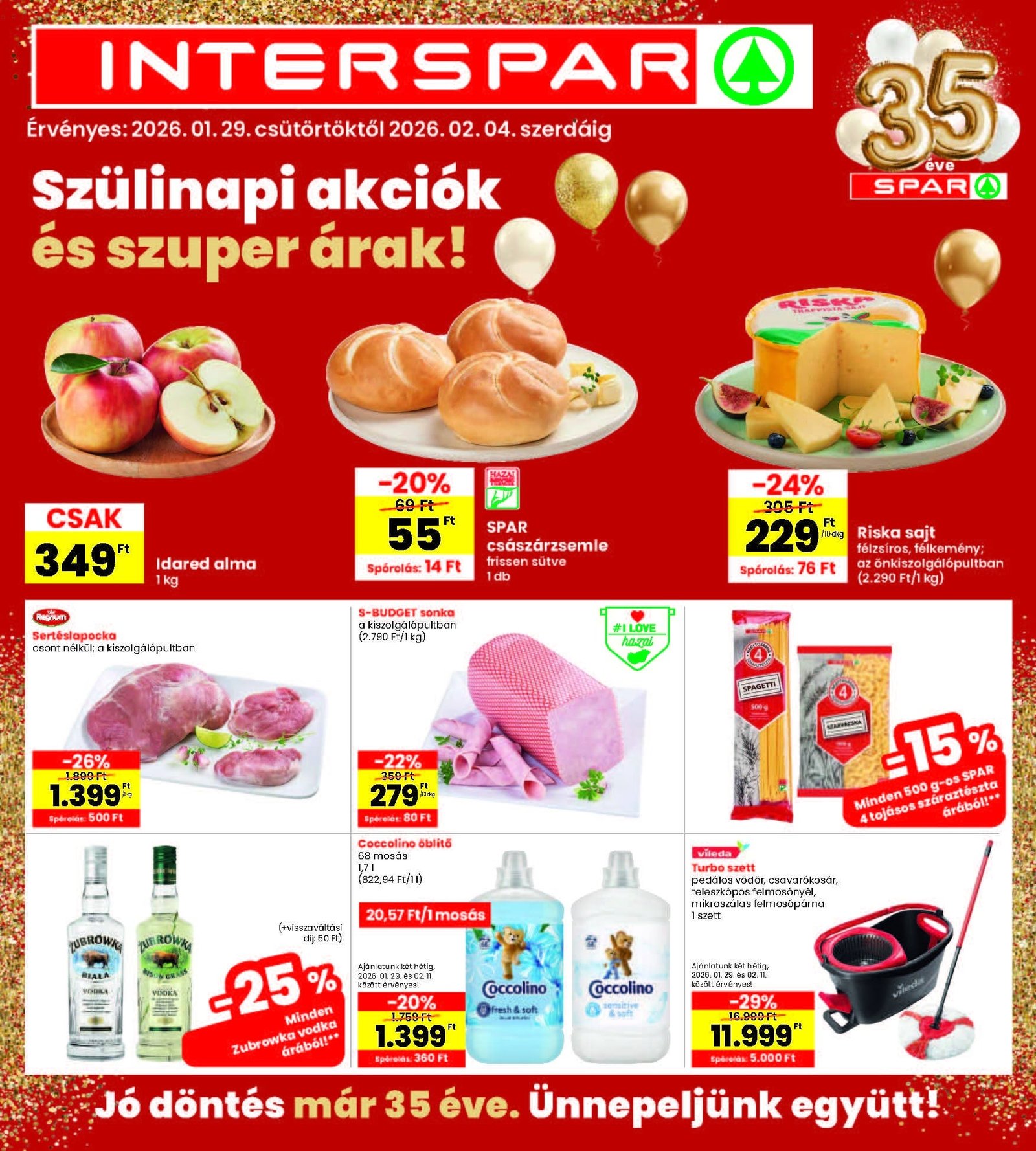 interspar akciós újság 2026 5 hét