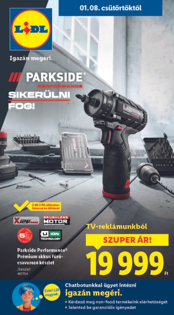 lidl nonfood akciós újság 2026 2 hét