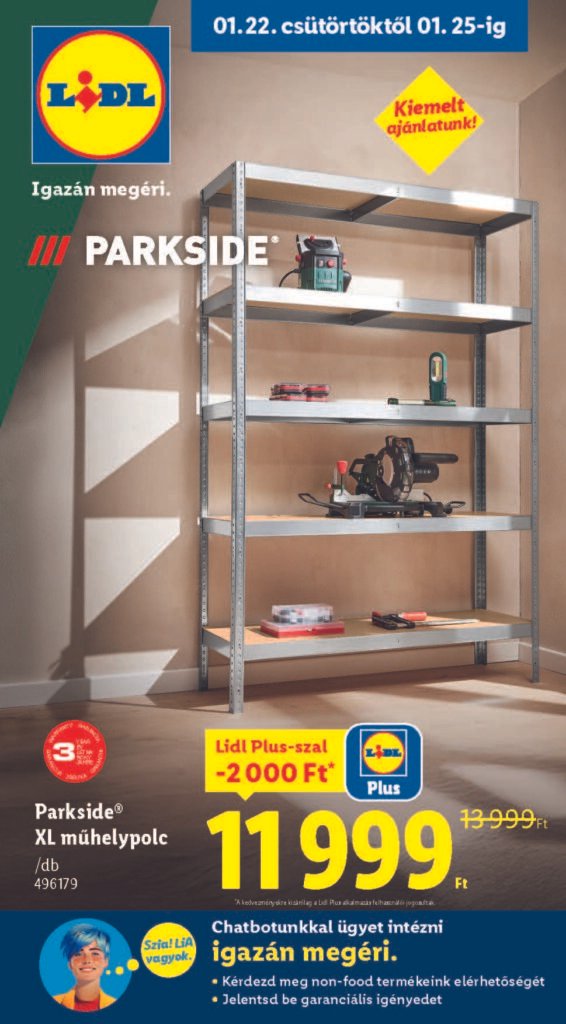 lidl nonfood akciós újság 2026 4 hét