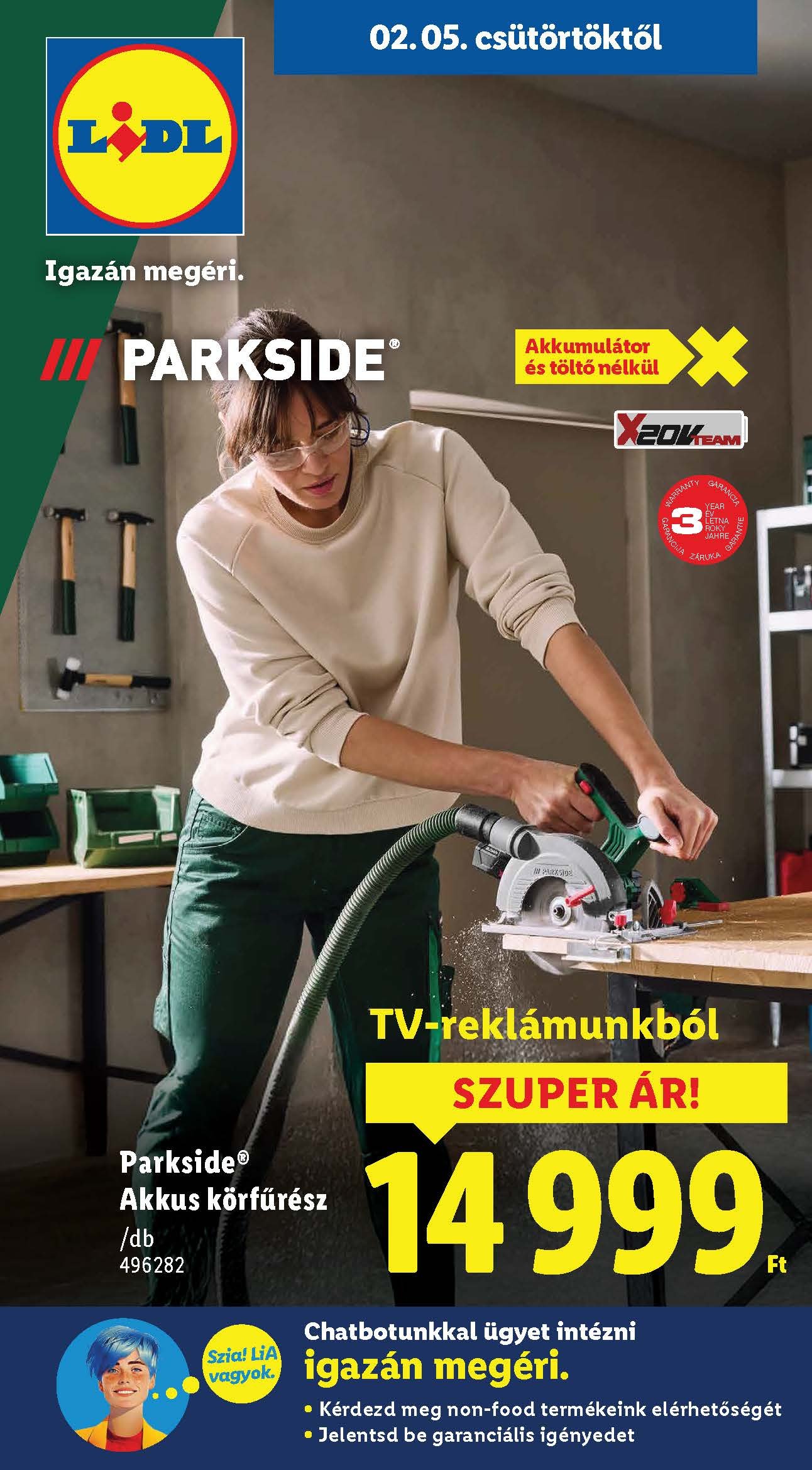 lidl nonfood akciós újság 2026 6 hét