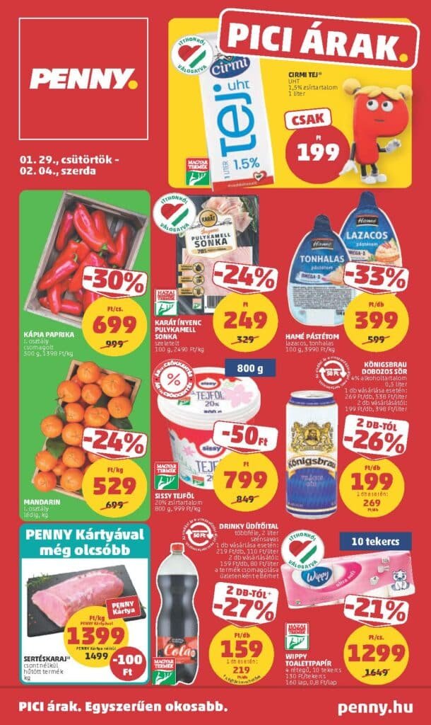penny akciós újság 2026 5 hét