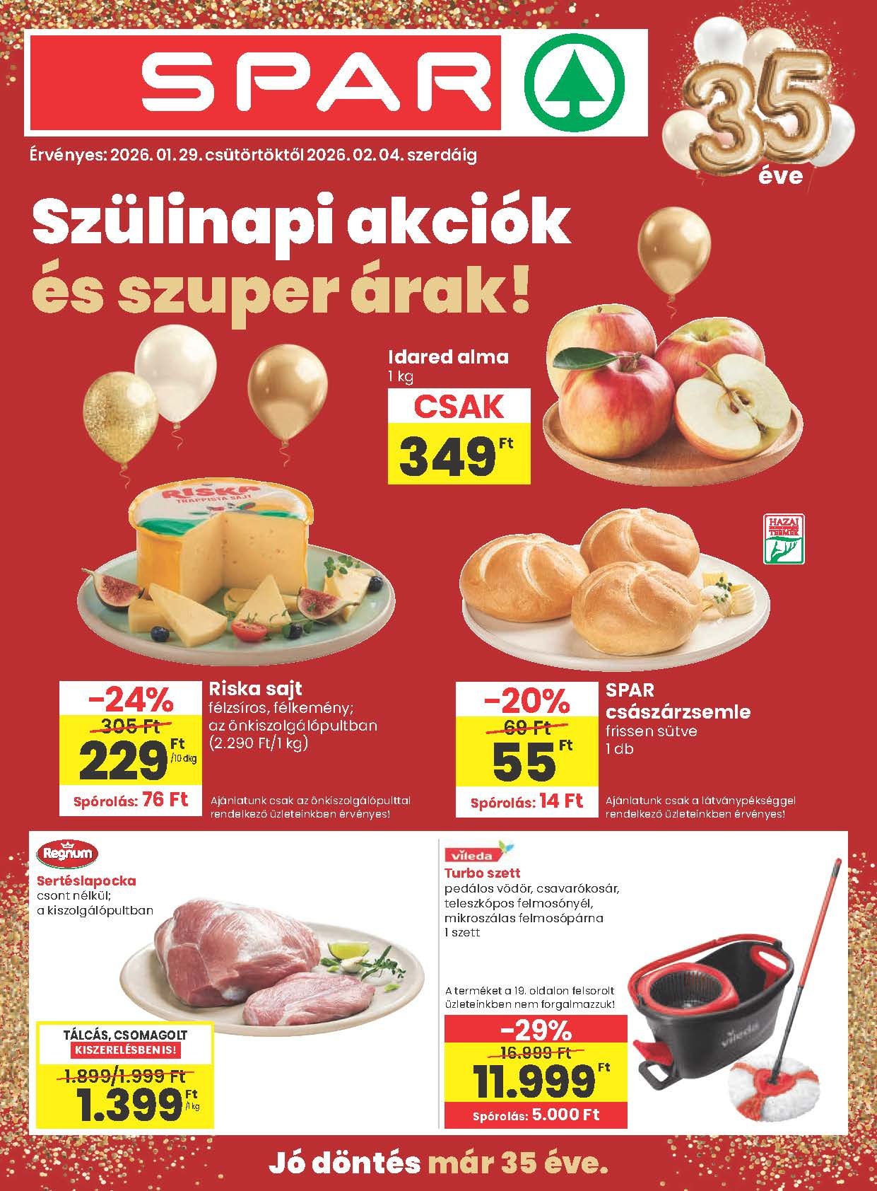 spar akciós újság 2026 5 hét