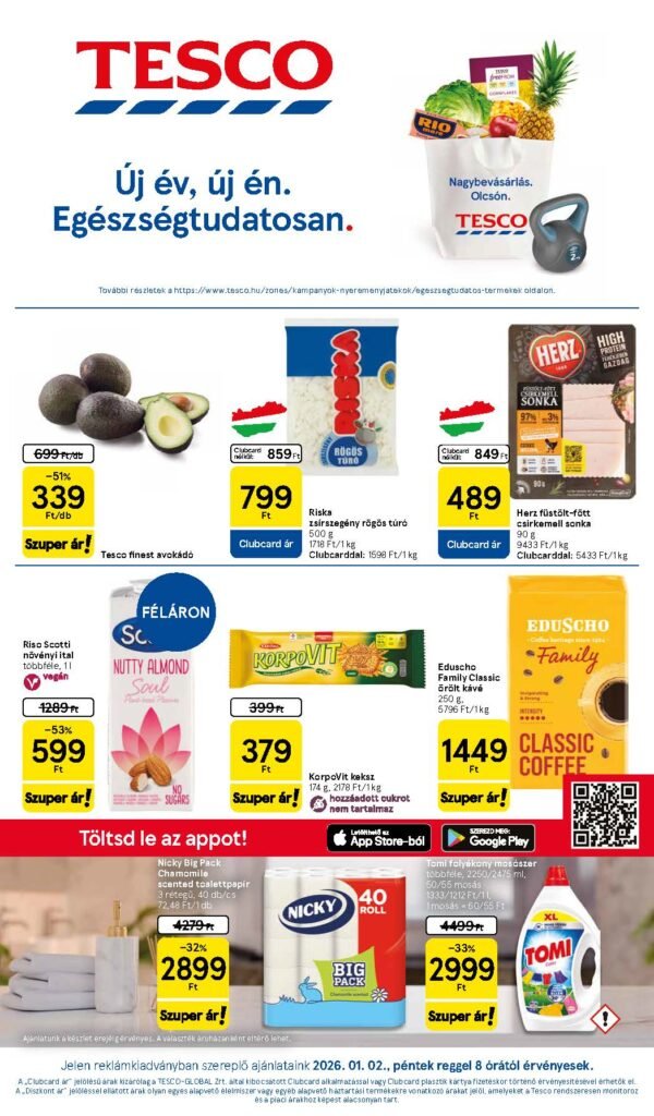 tesco hipermarket akciós újság 2026 1 hét