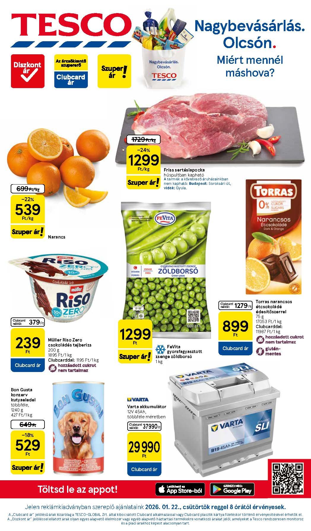 tesco hipermarket akciós újság 2026 4 hét