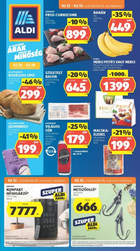 aldi akciós újság 2026 7 hét