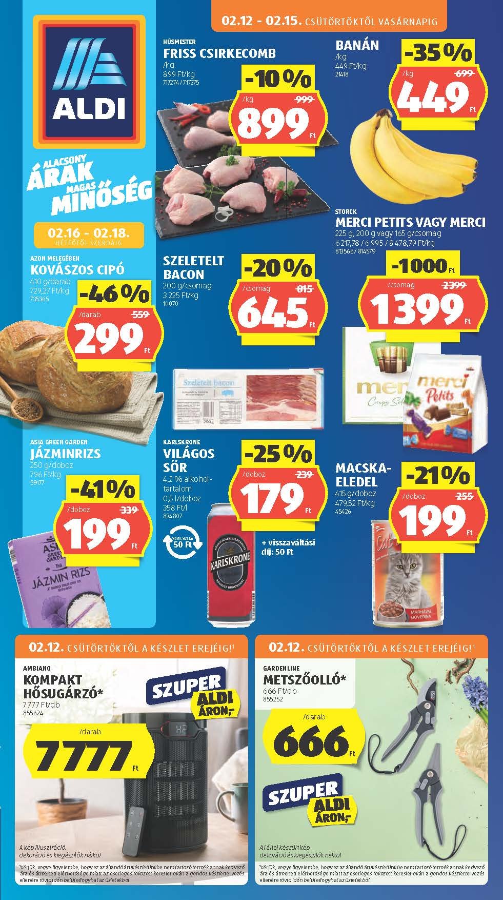 aldi akciós újság 2026 7 hét