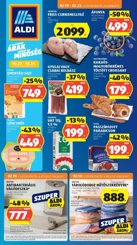 aldi akciós újság 2026 8 hét