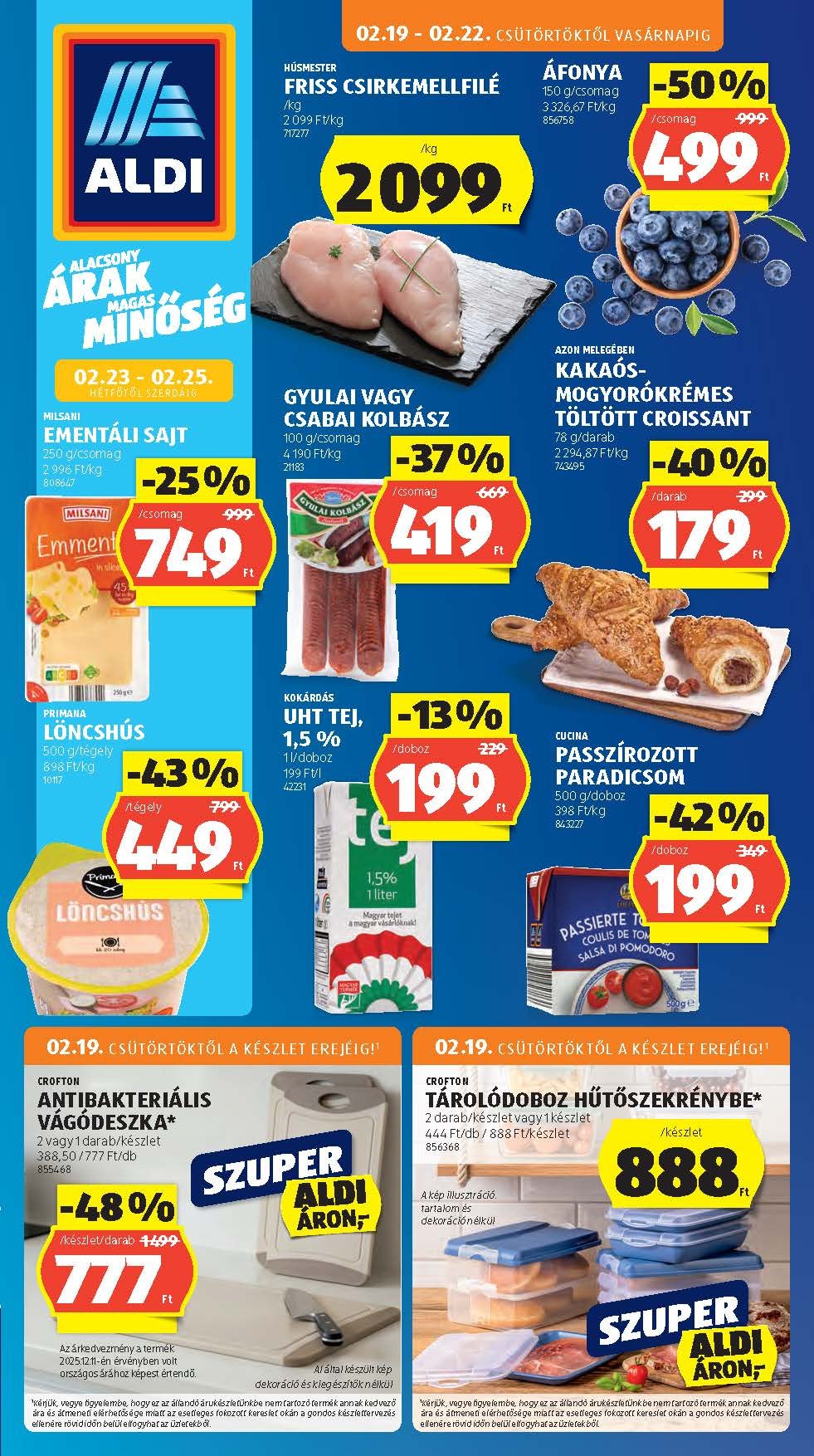 aldi akciós újság 2026 8 hét