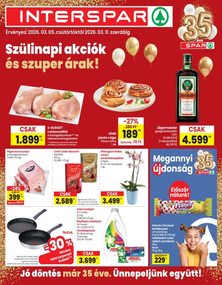 interspar akciós újság 2026 10 hét