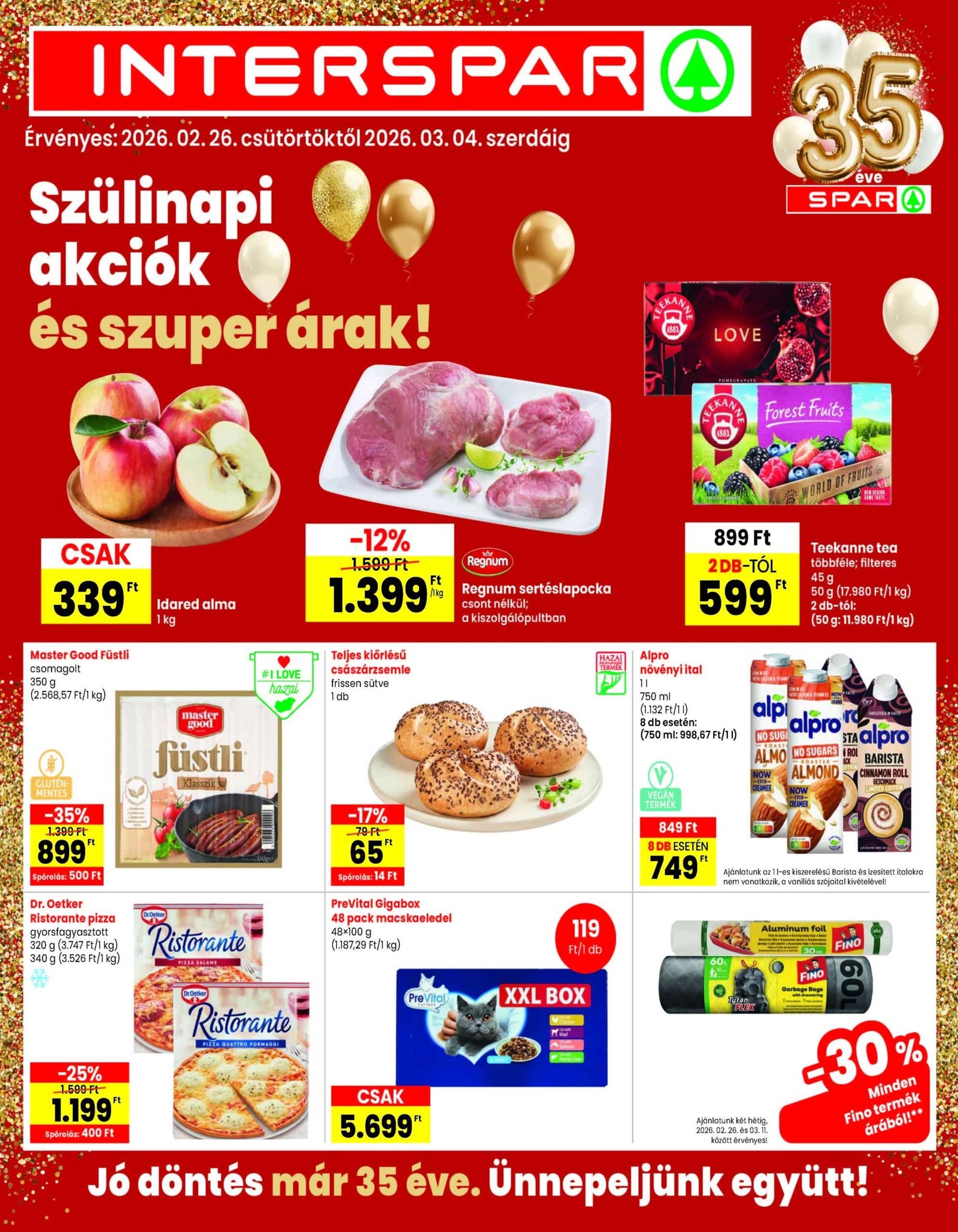 interspar akciós újság 2026 9 hét