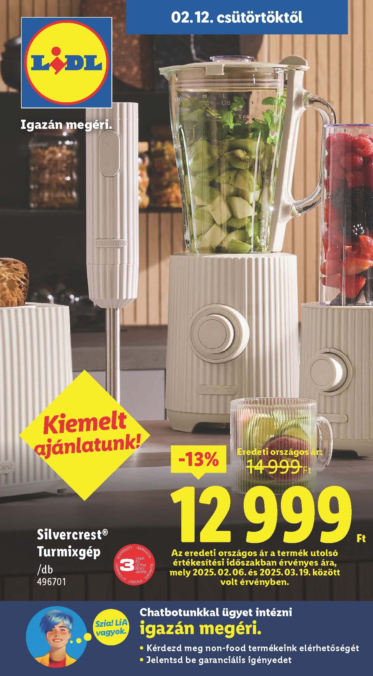 lidl nonfood akciós újság 2026 7 hét