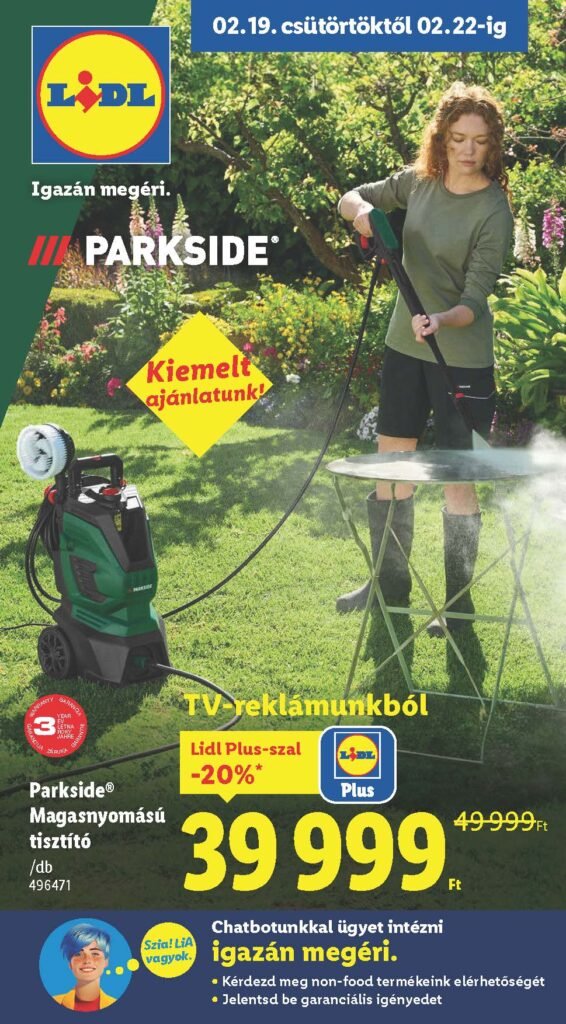 lidl nonfood akciós újság 2026 8 hét