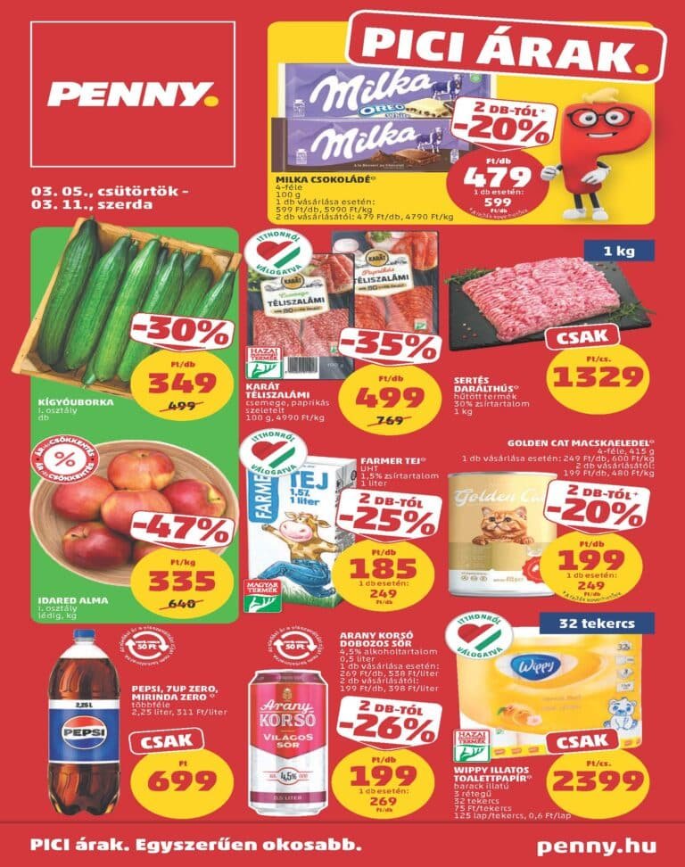 penny akciós újság 2026 10 hét