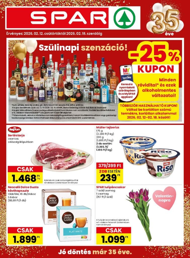 spar akciós újság 2026 7 hét