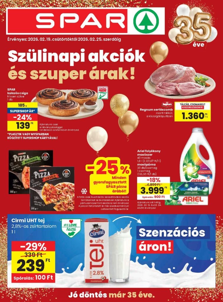 spar akciós újság 2026 8 hét