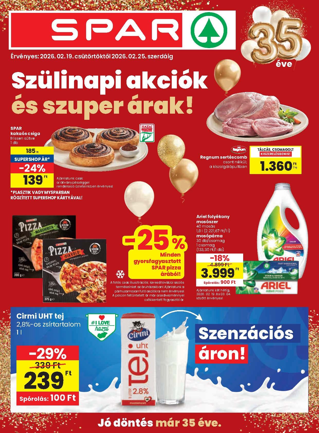 spar akciós újság 2026 8 hét