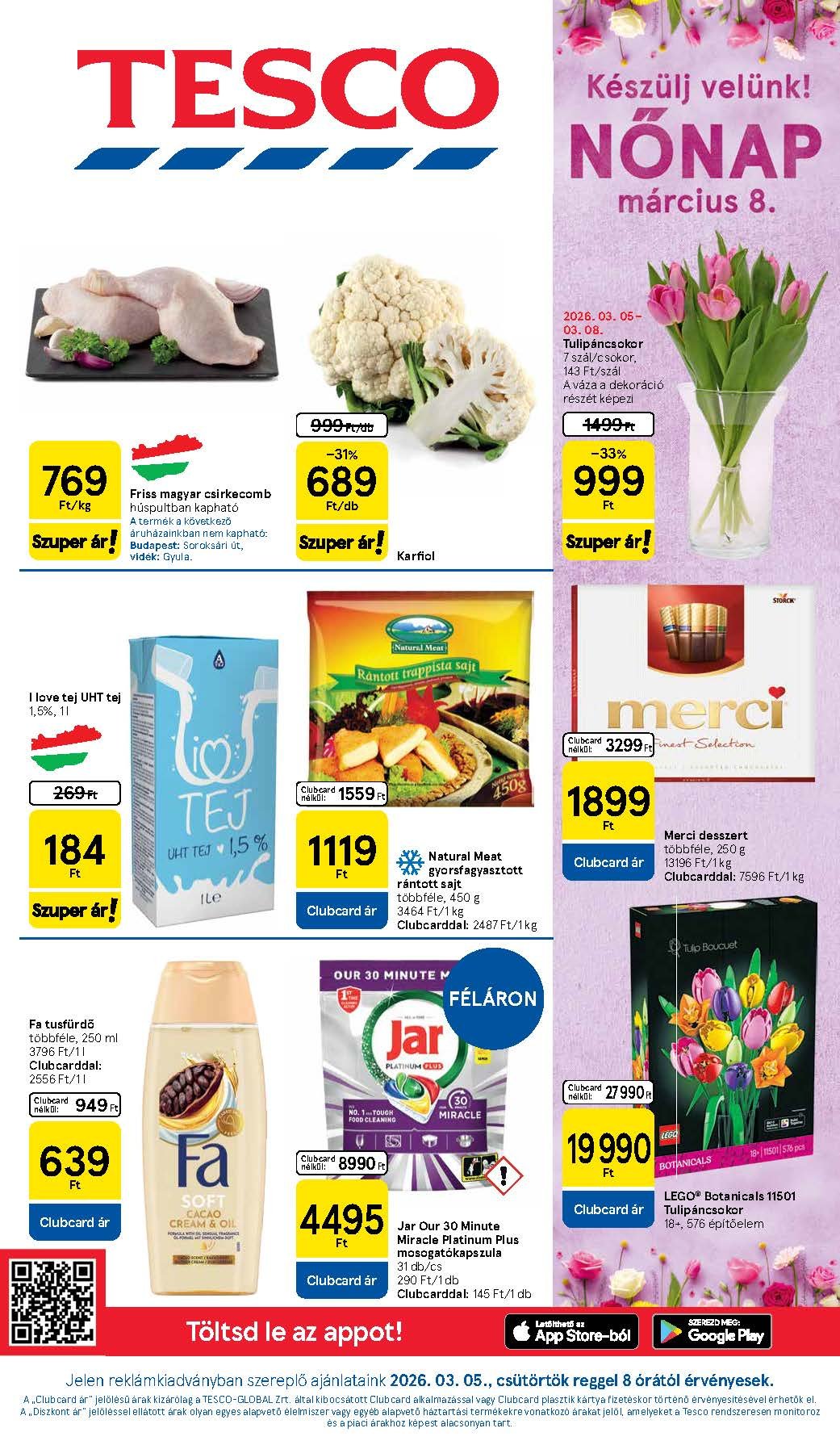 tesco hipermarket akciós újság 2026 10 hét