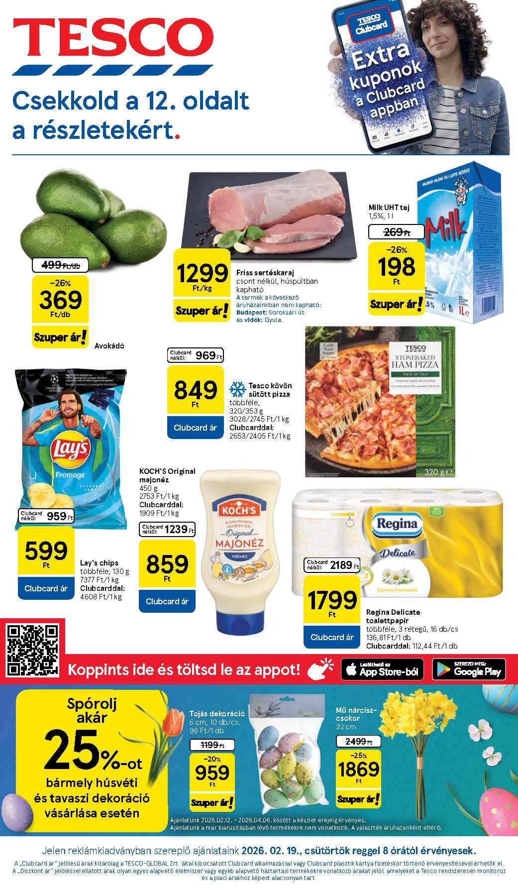 tesco hipermarket akciós újság 2026 8 hét