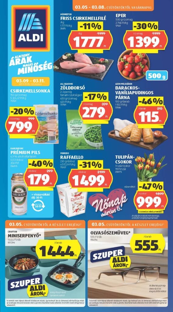 aldi akciós újság 2026 10 hét