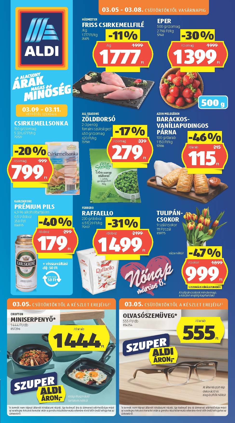 aldi akciós újság 2026 10 hét