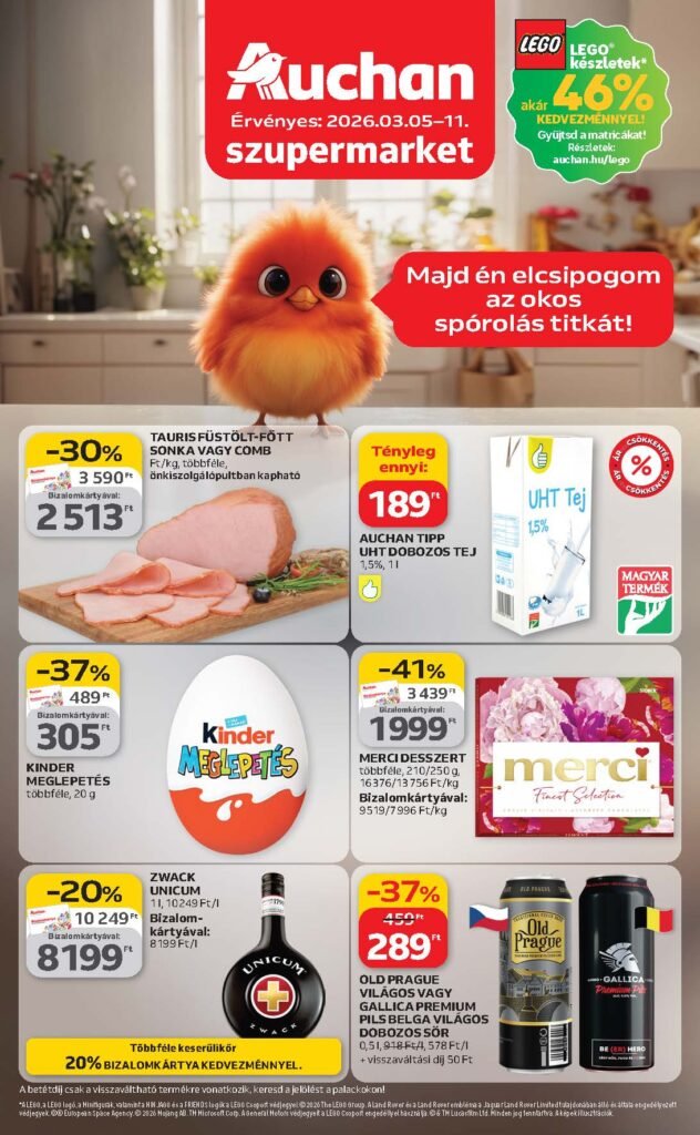 auchan akciós újság 2026 10 hét