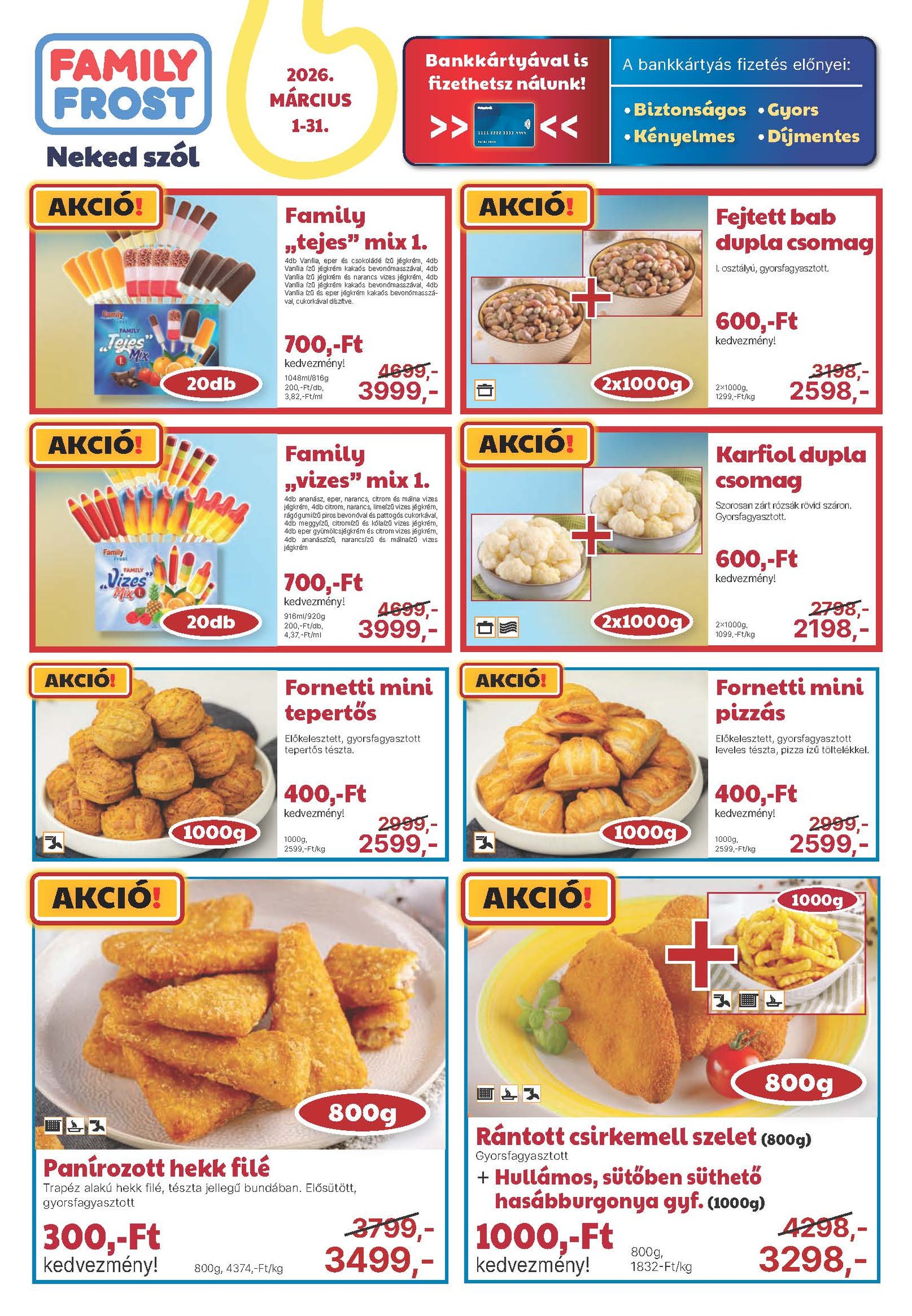 family frost akciós újság 2026 március