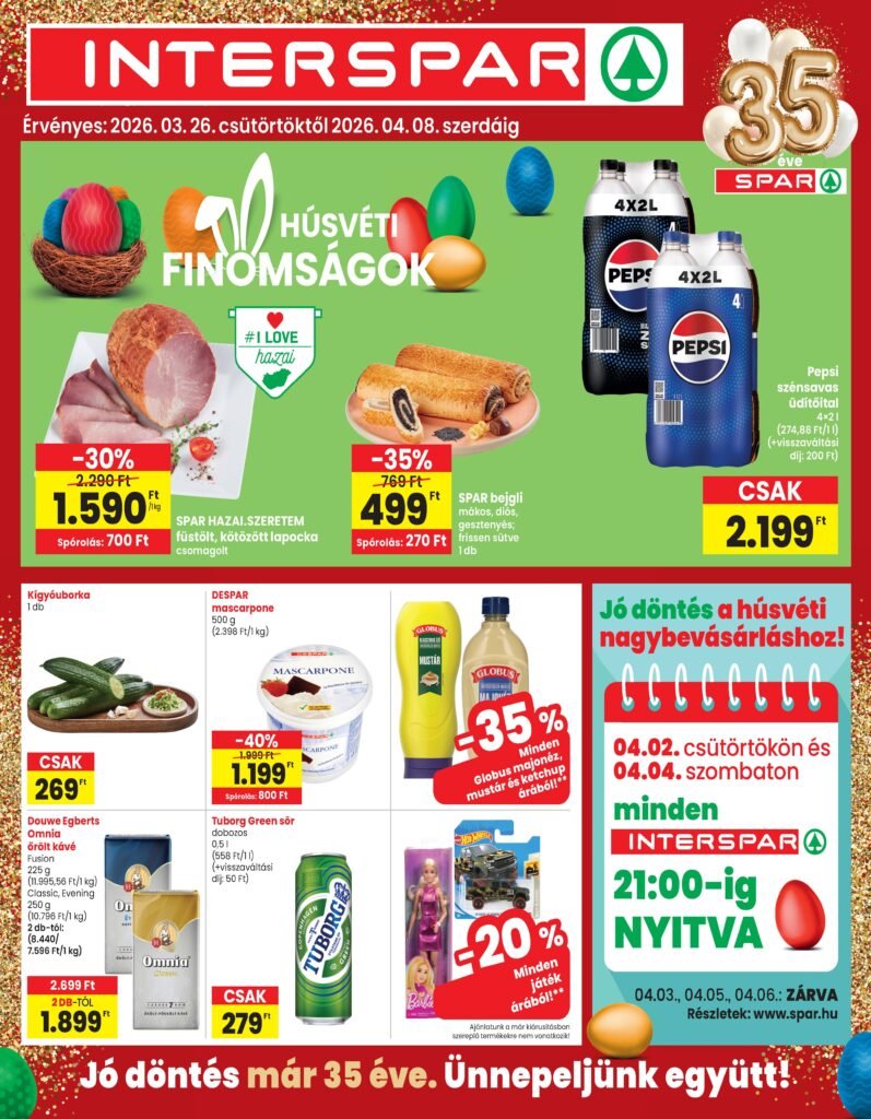 interspar akciós újság 2026 13 hét