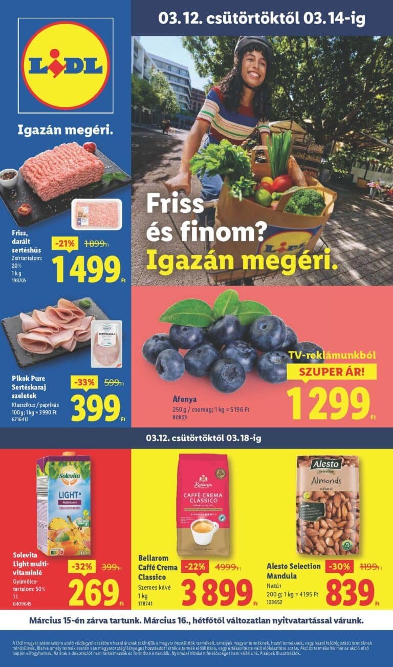 lidl akciós újság 2026 11 hét