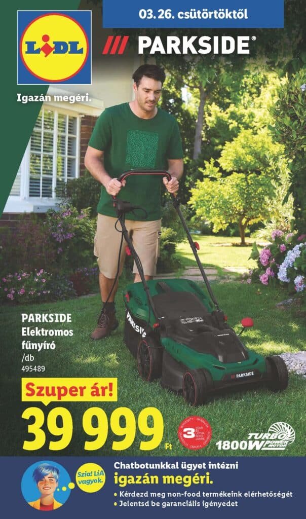 lidl nonfood akciós újság 2026 13 hét