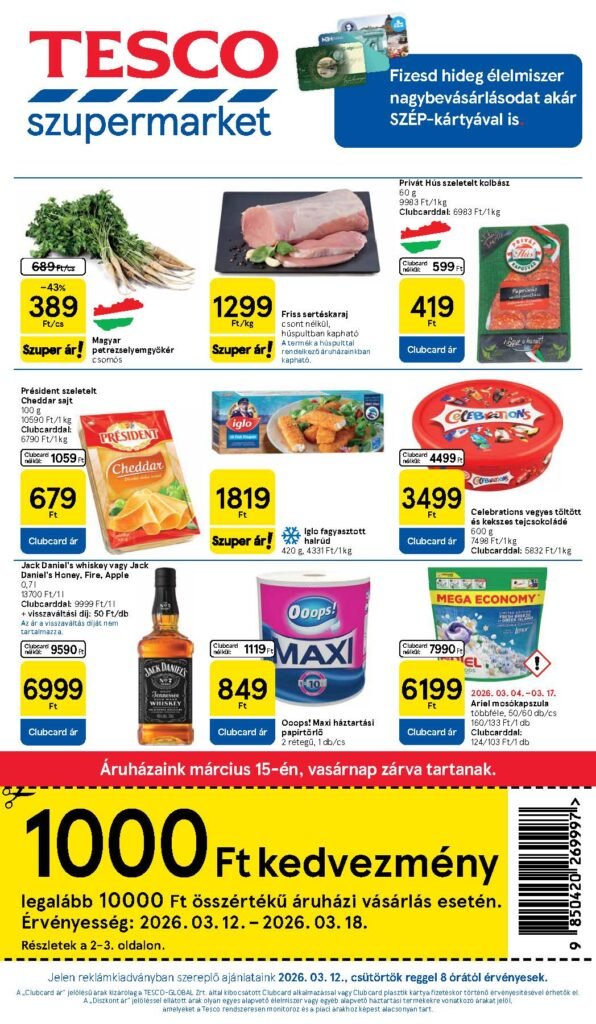 tesco szupermarket akciós újság 2026 11 hét