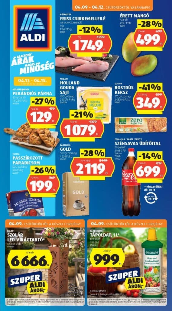 aldi akciós újság 2026 15 hét