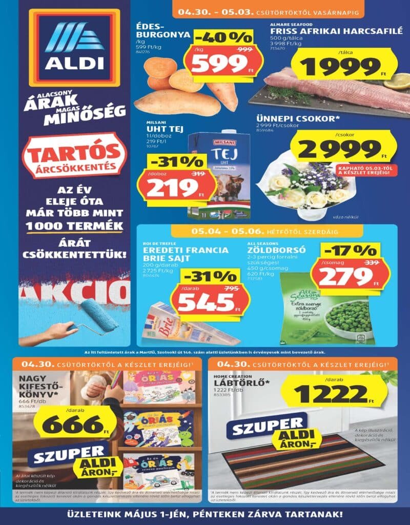 aldi akciós újság 2026 18 hét