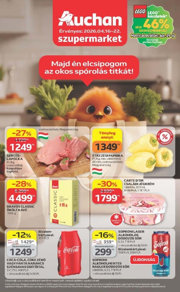 auchan akciós újság 2026 16 hét