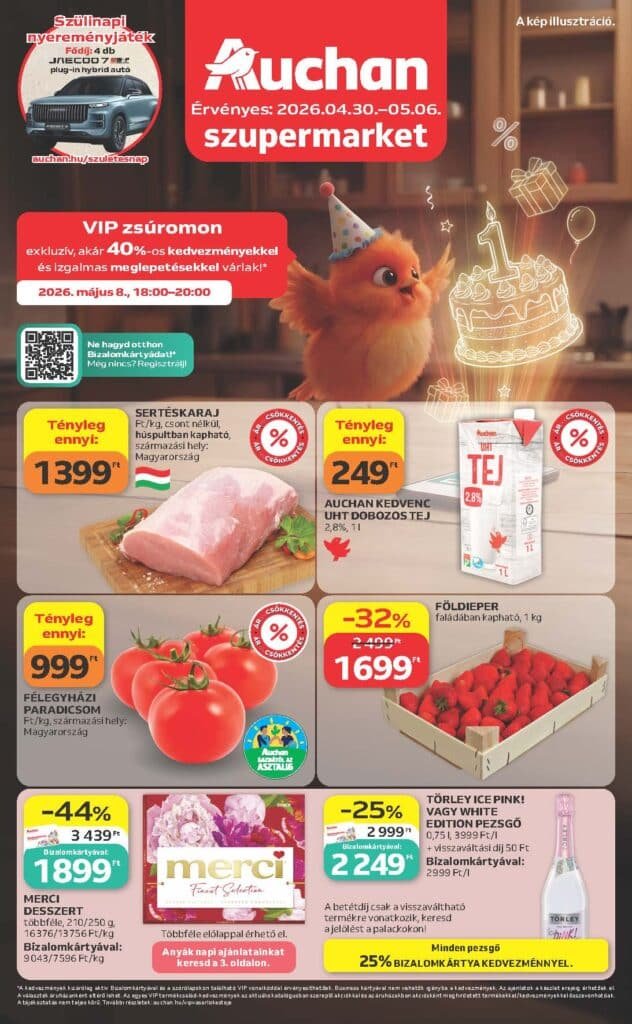auchan akciós újság 2026 18 hét