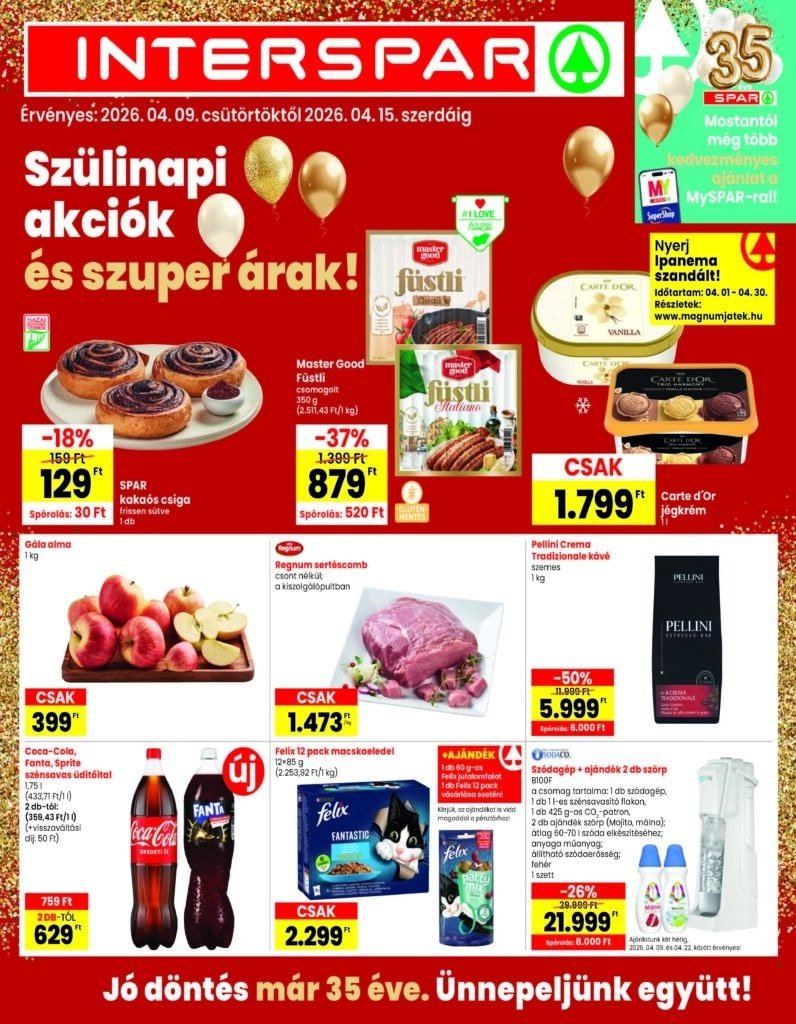interspar akciós újság 2026 15 hét