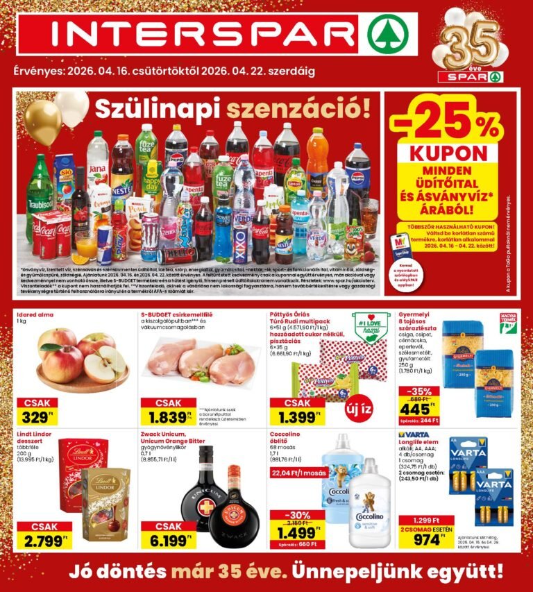 interspar akciós újság 2026 16 hét